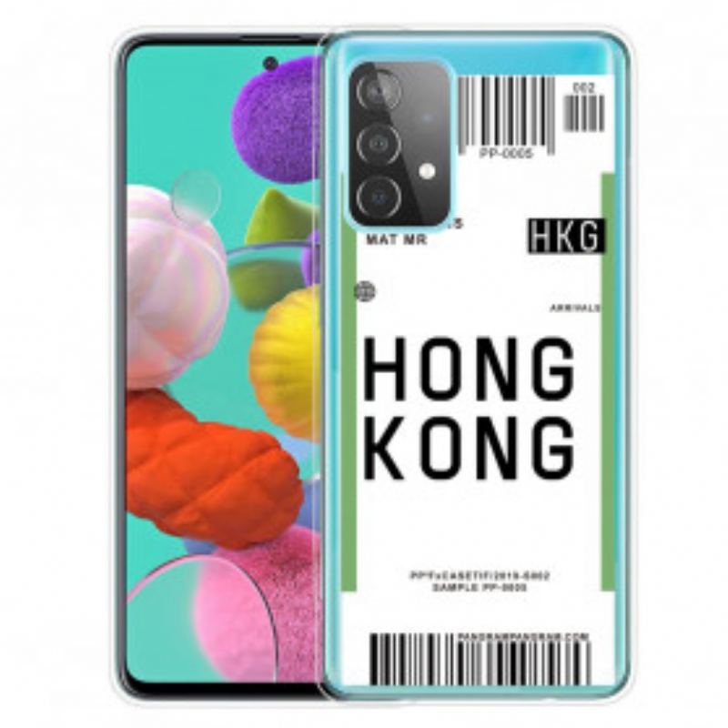 Cover Samsung Galaxy A32 5G Boardingkort Til Hong Kong