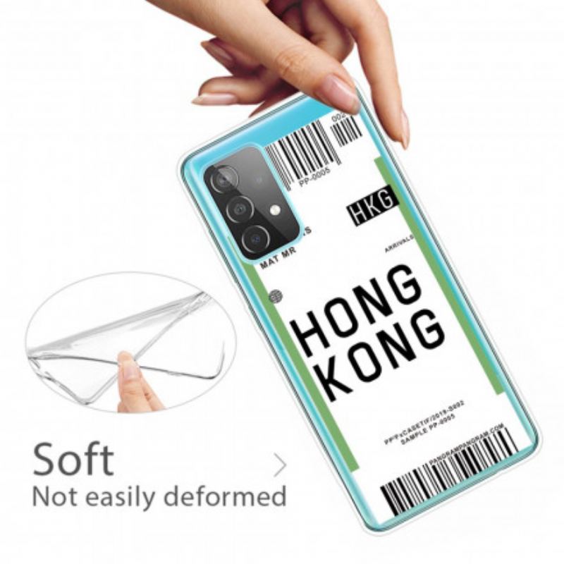 Cover Samsung Galaxy A32 5G Boardingkort Til Hong Kong