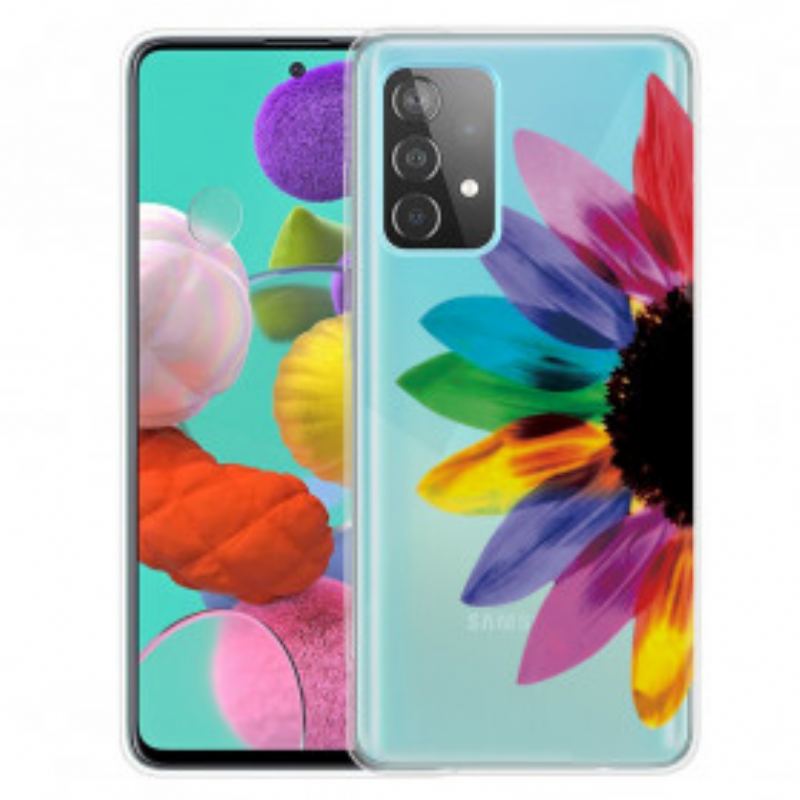 Cover Samsung Galaxy A32 5G Farverig Blomst