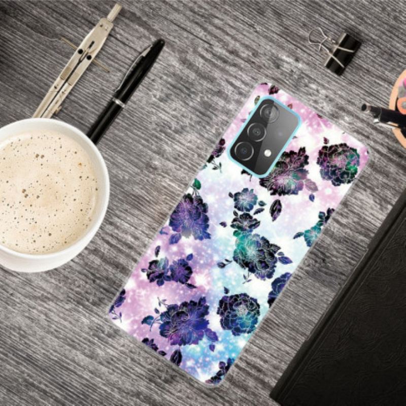 Cover Samsung Galaxy A32 5G Farverige Vintage Blomster