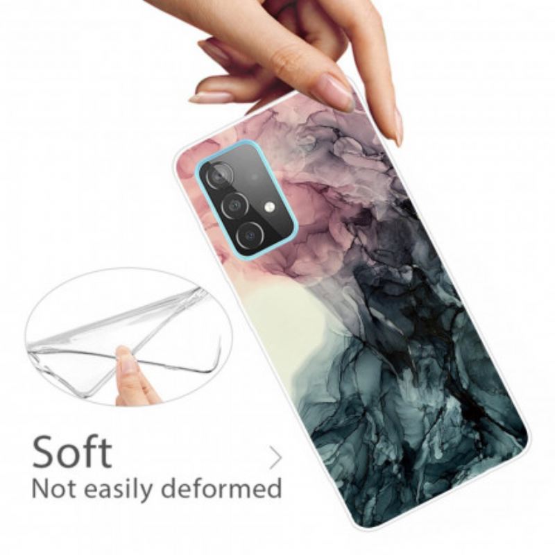 Cover Samsung Galaxy A32 5G Farvet Marmor