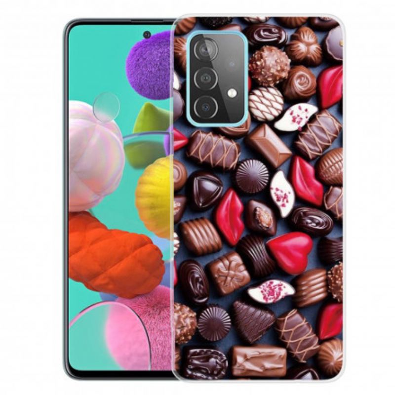 Cover Samsung Galaxy A32 5G Fleksibel Chokolade