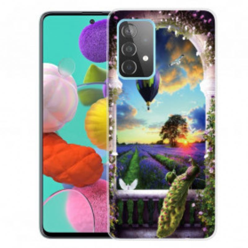 Cover Samsung Galaxy A32 5G Fleksibel Varmluftsballon