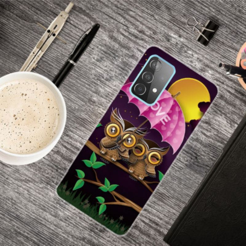 Cover Samsung Galaxy A32 5G Fleksible Kærlighedsugler