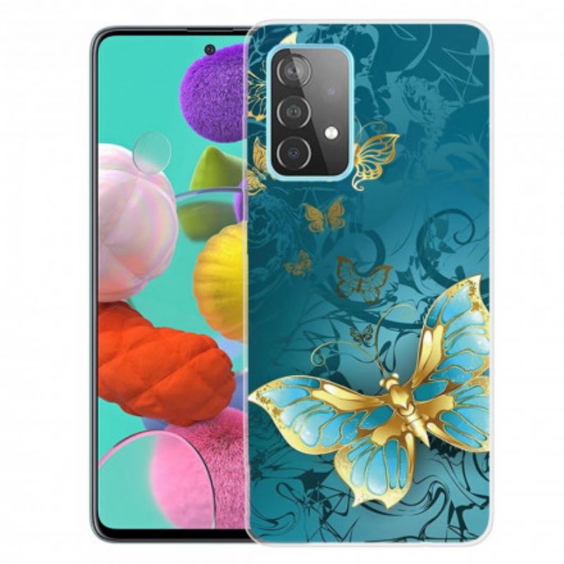 Cover Samsung Galaxy A32 5G Fleksible Sommerfugle