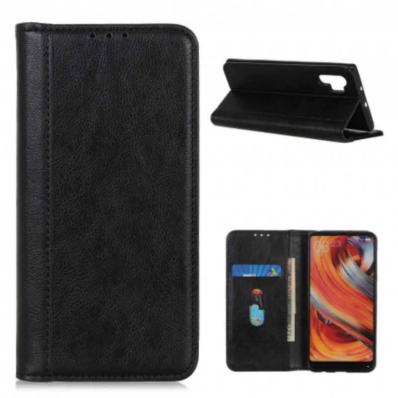 Cover Samsung Galaxy A32 5G Flip Cover Litchi Business Split Læder