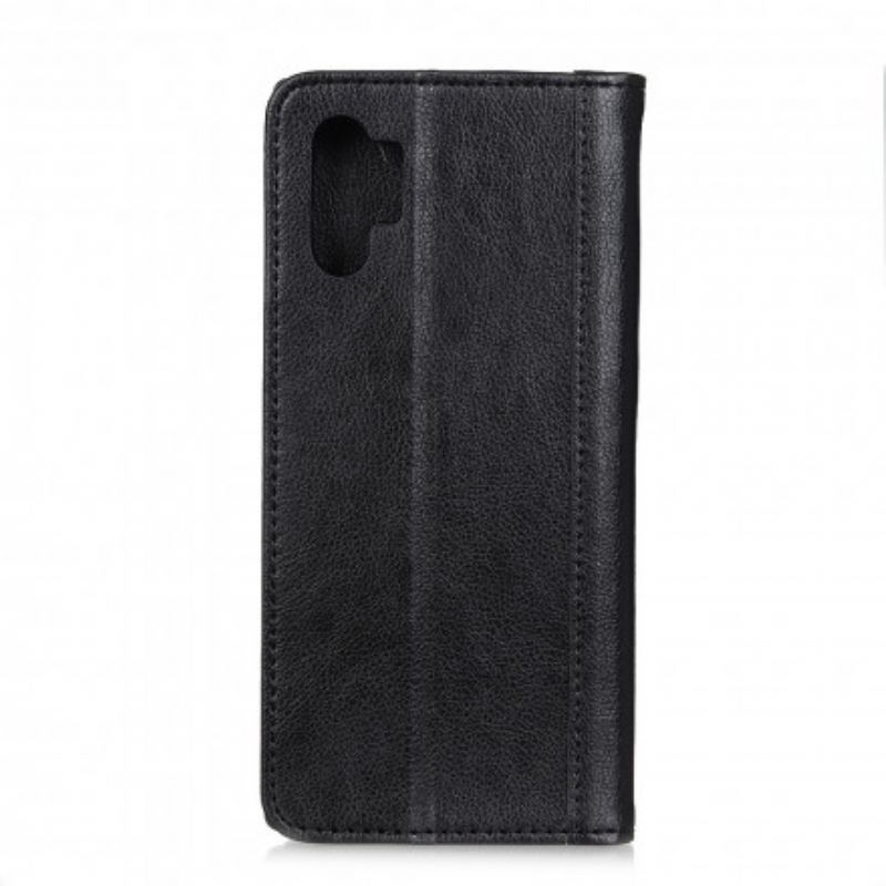 Cover Samsung Galaxy A32 5G Flip Cover Litchi Business Split Læder