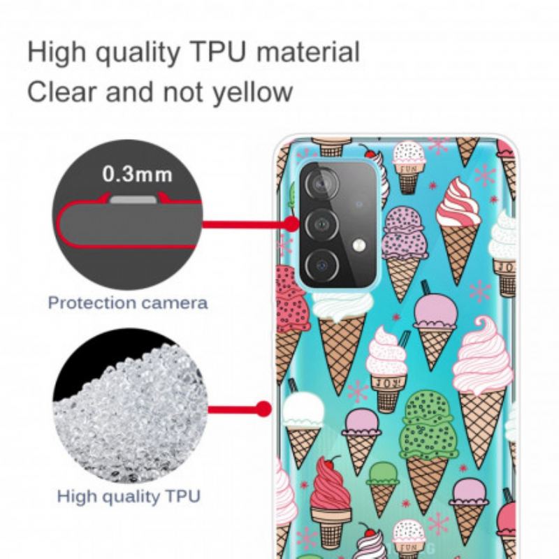 Cover Samsung Galaxy A32 5G Flødeis