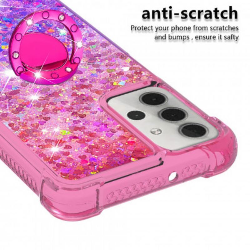 Cover Samsung Galaxy A32 5G Glitter Ring-bracket