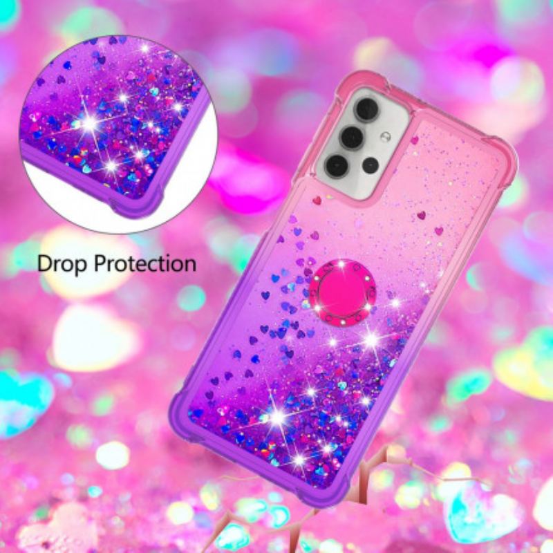 Cover Samsung Galaxy A32 5G Glitter Ring-bracket