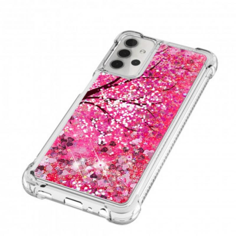 Cover Samsung Galaxy A32 5G Glitter Træ