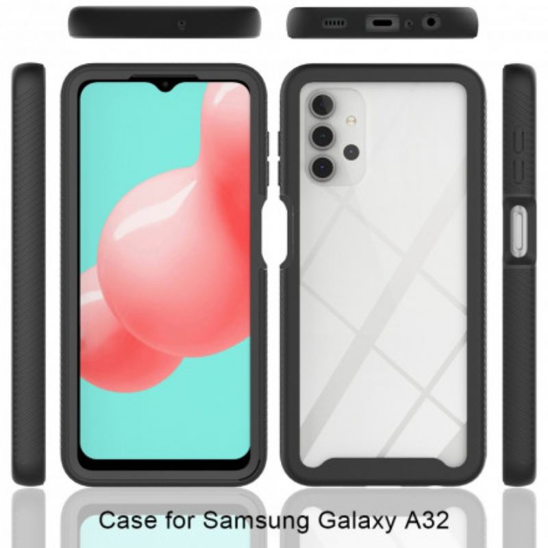 Cover Samsung Galaxy A32 5G Hybrid Design Silikone Kanter