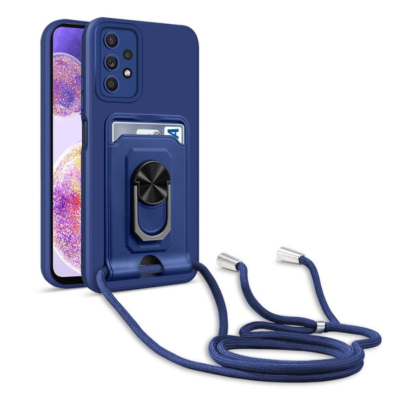 Cover Samsung Galaxy A32 5G Med Snor Kortholder Snor Og Stativ