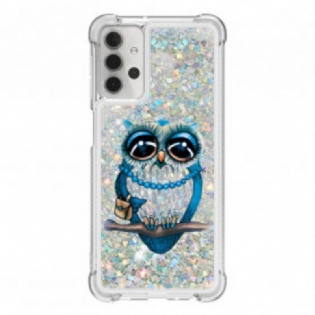 Cover Samsung Galaxy A32 5G Miss Owl Pailletter