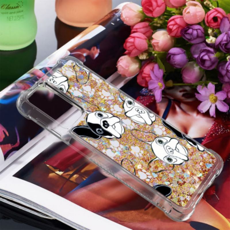 Cover Samsung Galaxy A32 5G Mr Hunde Pailletter