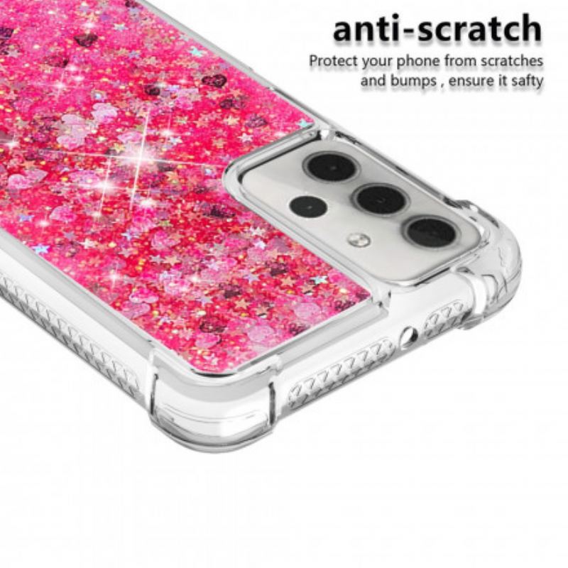 Cover Samsung Galaxy A32 5G Ønsker Pailletter