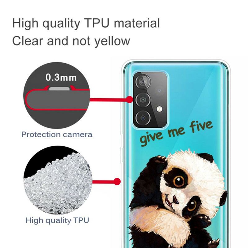 Cover Samsung Galaxy A32 5G Panda Giv Mig Fem