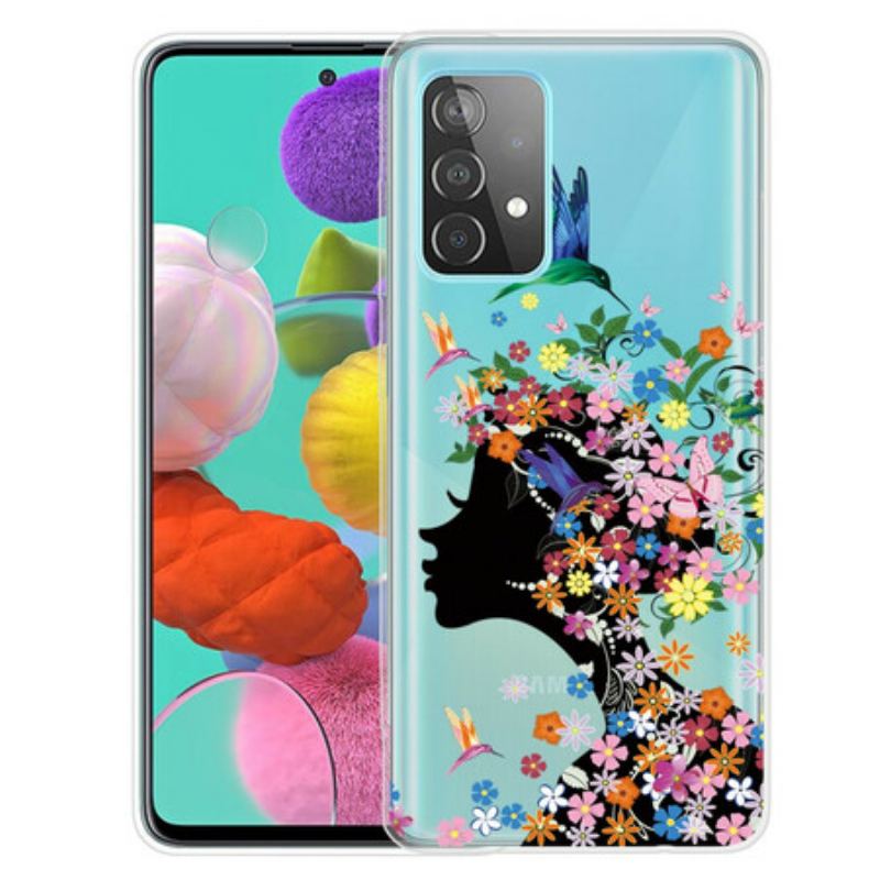 Cover Samsung Galaxy A32 5G Smukt Blomsterhoved