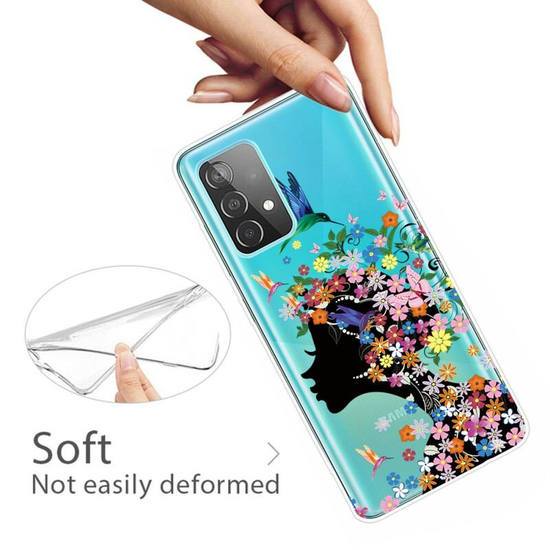 Cover Samsung Galaxy A32 5G Smukt Blomsterhoved