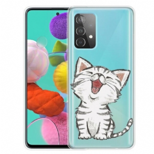 Cover Samsung Galaxy A32 5G Sød Kat