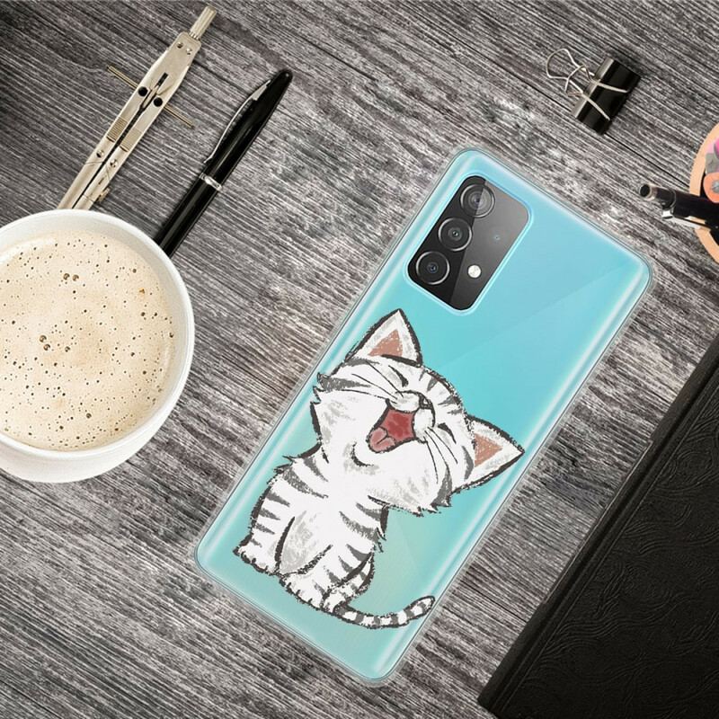 Cover Samsung Galaxy A32 5G Sød Kat