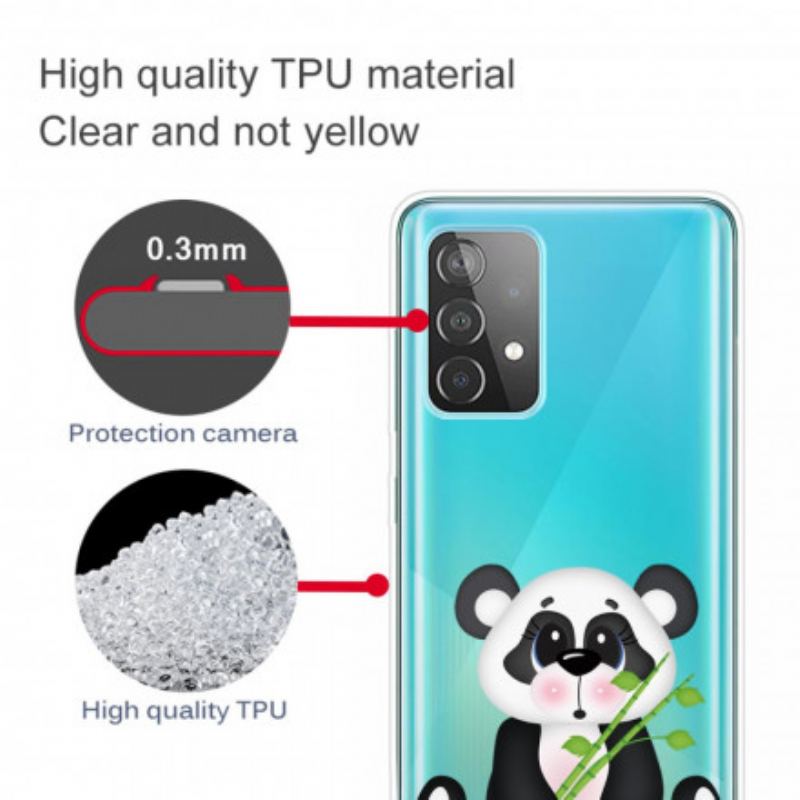 Cover Samsung Galaxy A32 5G Sømløs Sad Panda