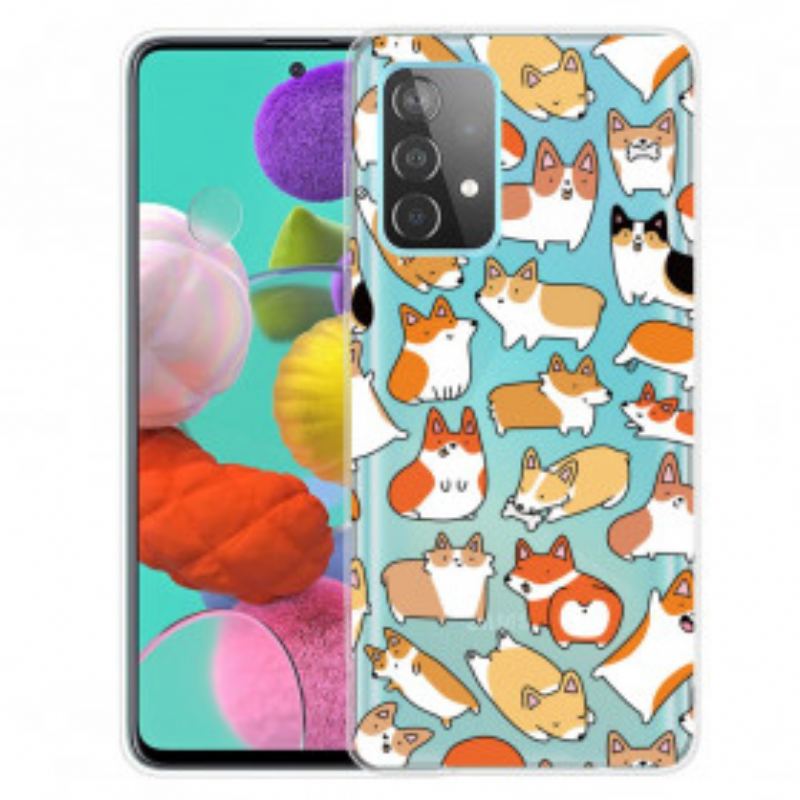 Cover Samsung Galaxy A32 5G Sømløse Flere Hunde