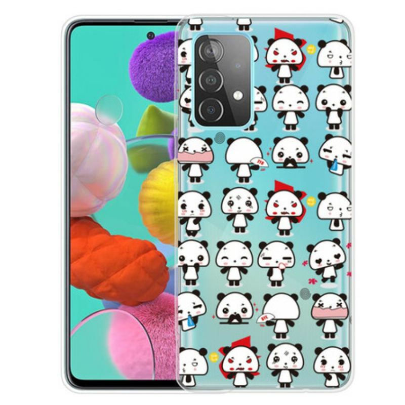 Cover Samsung Galaxy A32 5G Sømløse Sjove Pandaer