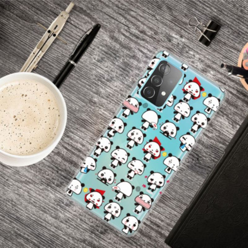 Cover Samsung Galaxy A32 5G Sømløse Sjove Pandaer