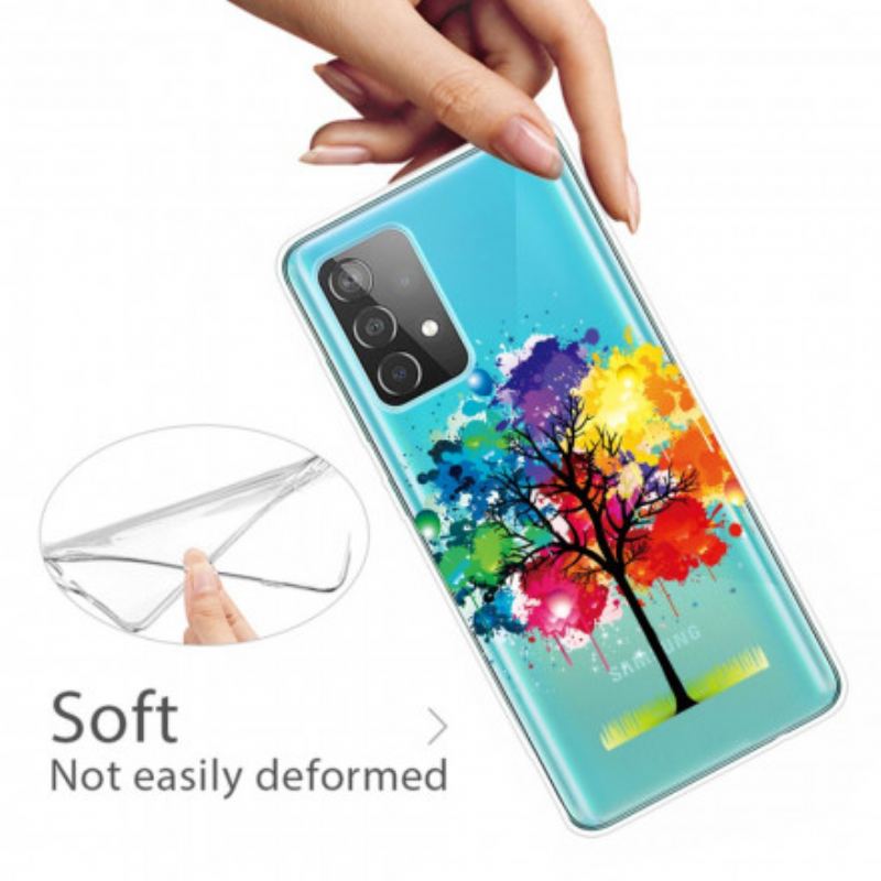 Cover Samsung Galaxy A32 5G Sømløst Akvareltræ