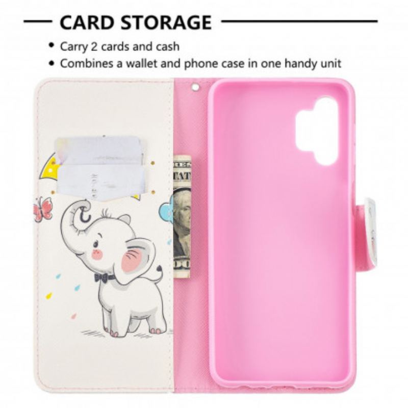 Flip Cover Samsung Galaxy A32 5G Baby Elefant