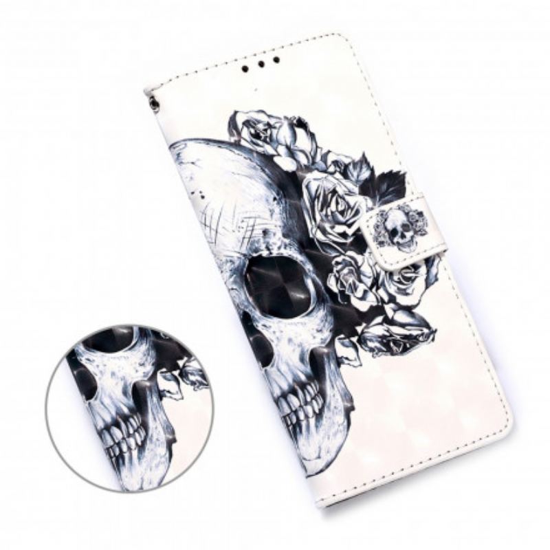 Flip Cover Samsung Galaxy A32 5G Blomstrende Kranie