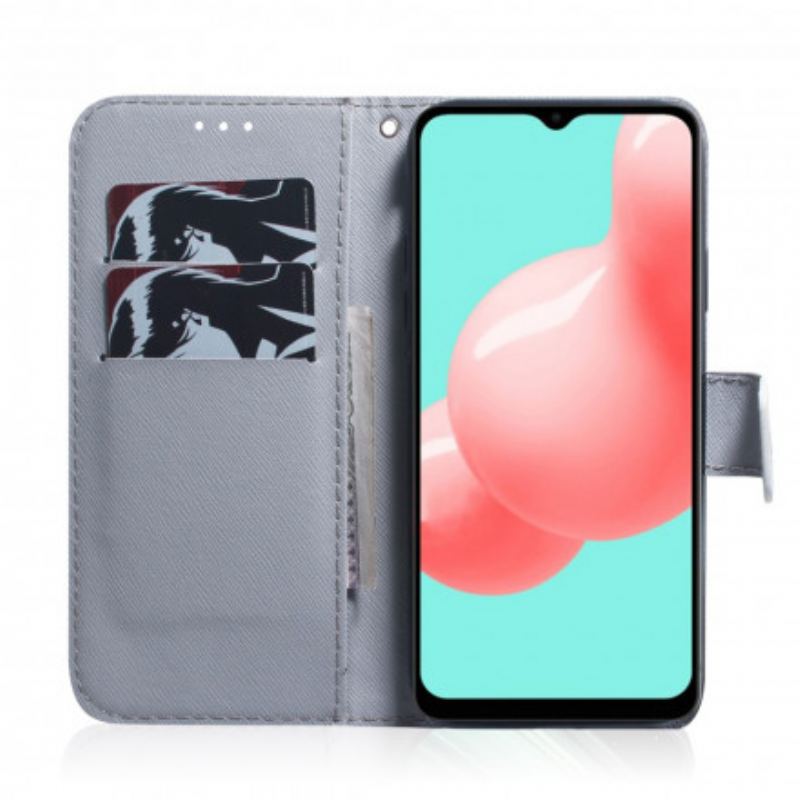 Flip Cover Samsung Galaxy A32 5G Blomstrende Trægren