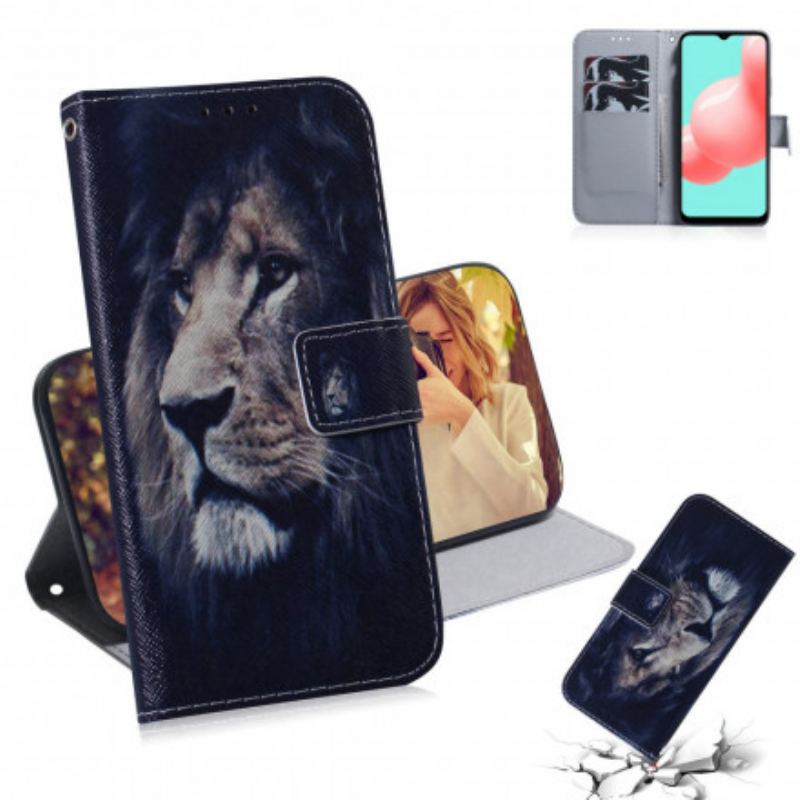 Flip Cover Samsung Galaxy A32 5G Drømme-løve