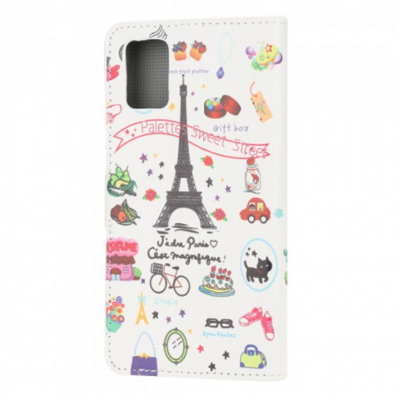 Flip Cover Samsung Galaxy A32 5G Jeg Elsker Paris