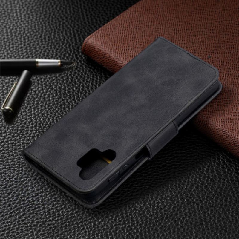 Flip Cover Samsung Galaxy A32 5G Læder Cover Glat Flap Skrå