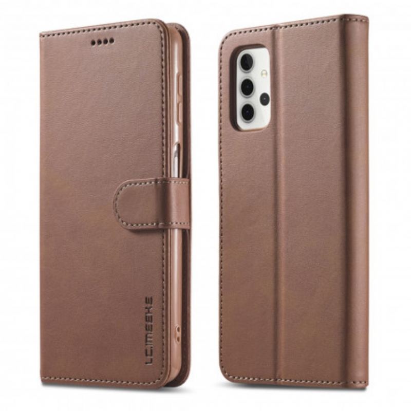 Flip Cover Samsung Galaxy A32 5G Lc.imeeke Lædereffekt