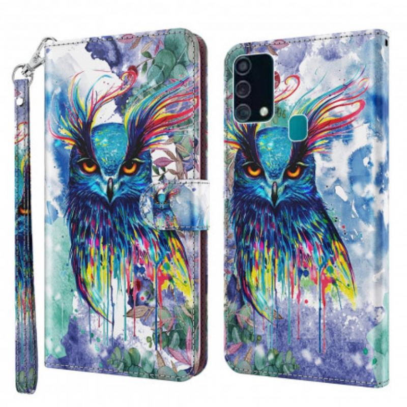 Flip Cover Samsung Galaxy A32 5G Light Spot Bird Akvarel