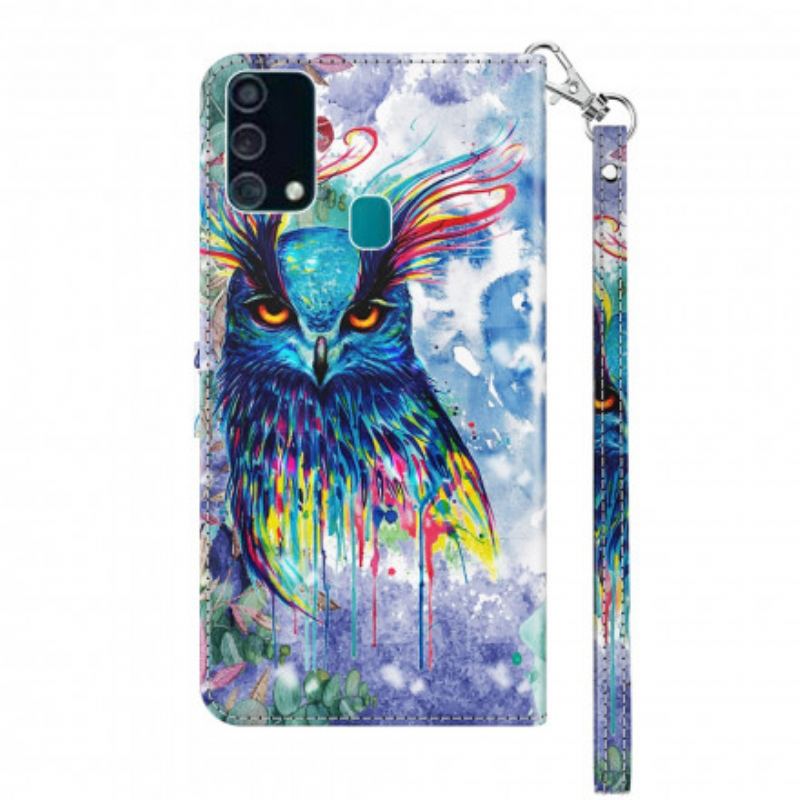 Flip Cover Samsung Galaxy A32 5G Light Spot Bird Akvarel