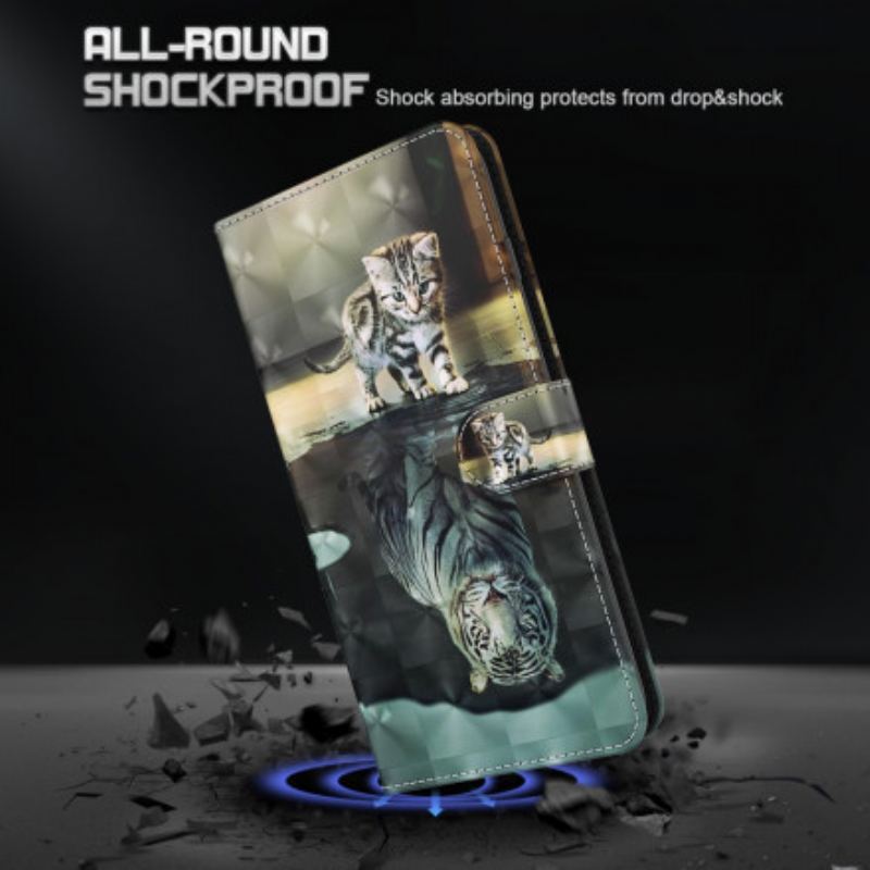 Flip Cover Samsung Galaxy A32 5G Lys Spot Ernest The Tiger