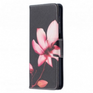 Flip Cover Samsung Galaxy A32 5G Lyserød Blomst