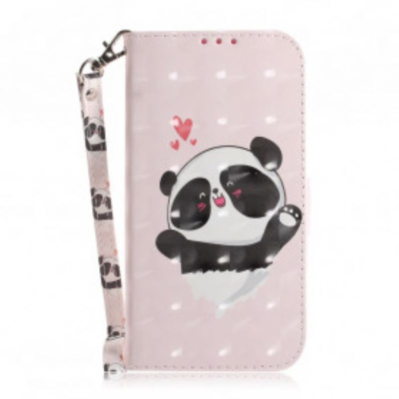 Flip Cover Samsung Galaxy A32 5G Med Snor Panda Love Med Snor