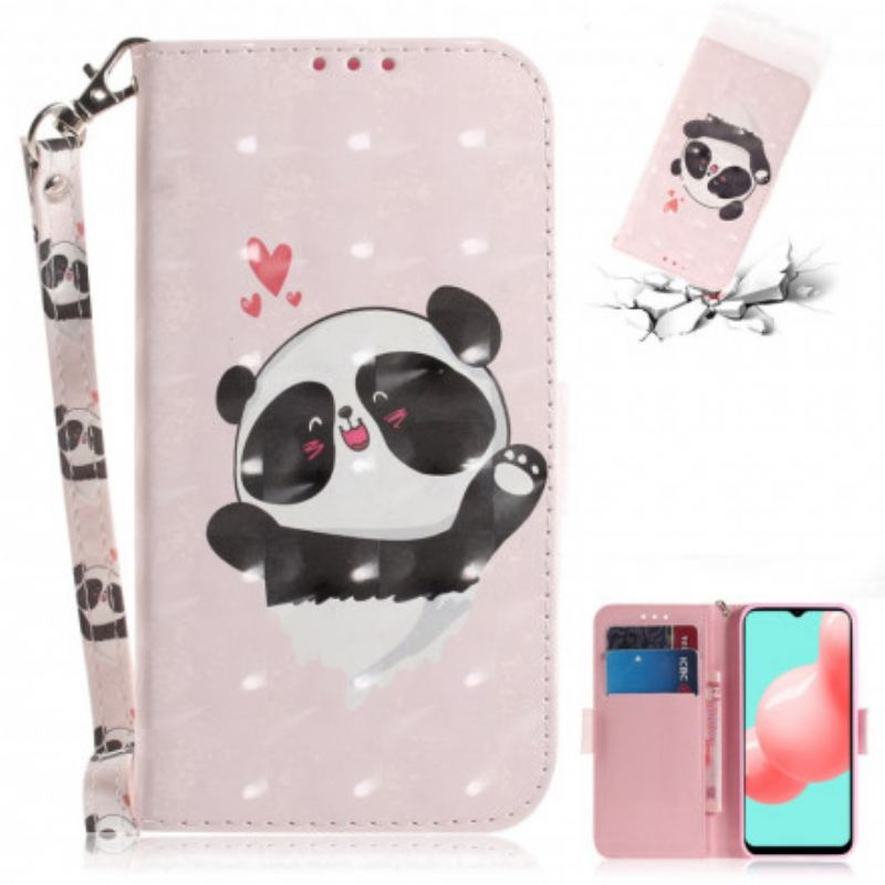 Flip Cover Samsung Galaxy A32 5G Med Snor Panda Love Med Snor