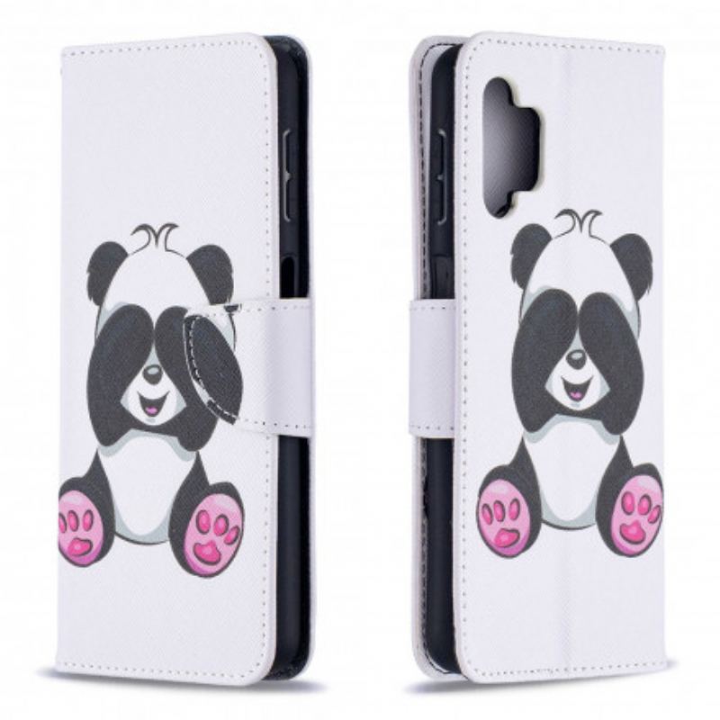 Flip Cover Samsung Galaxy A32 5G Panda Sjov