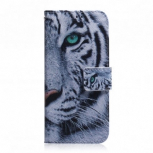 Flip Cover Samsung Galaxy A32 5G Tiger Ansigt