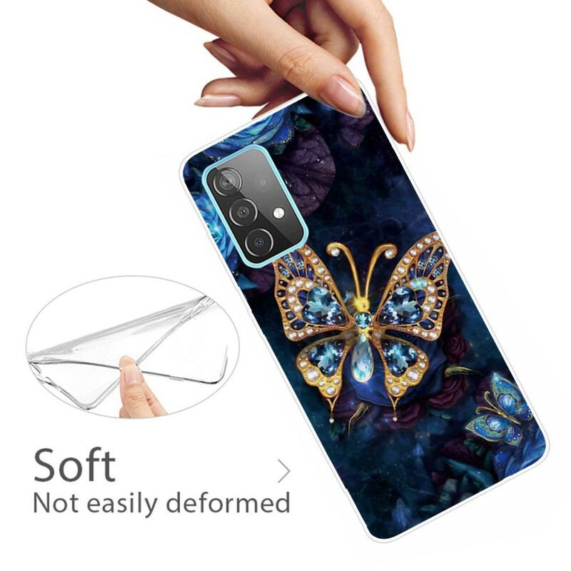 Mobilcover Samsung Galaxy A32 5G Butterfly Luksus