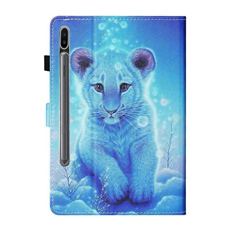 Flip Cover Samsung Galaxy Tab S8 / Tab S7 Baby Tiger