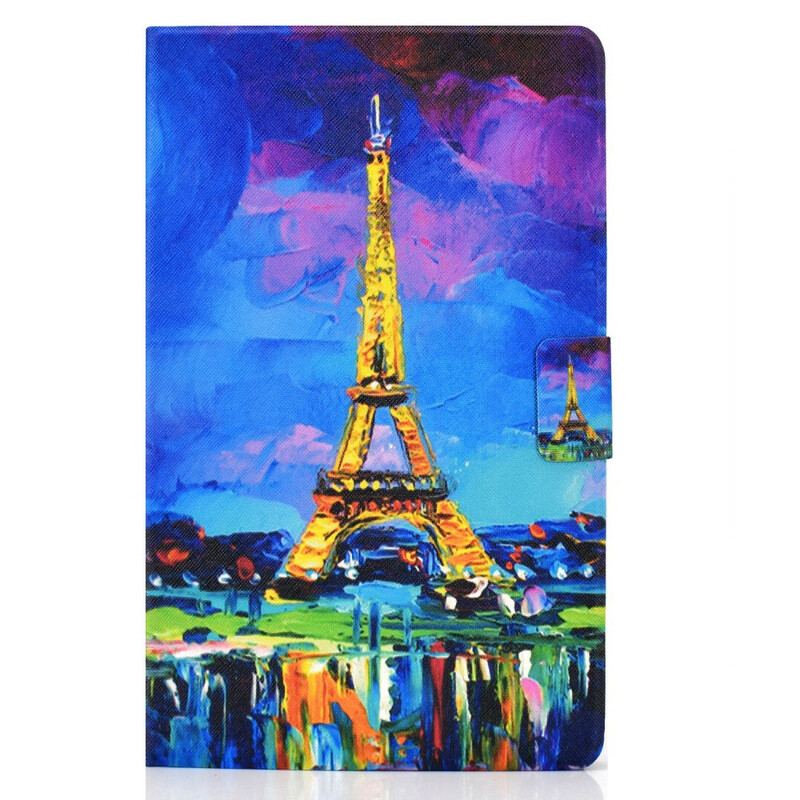Flip Cover Samsung Galaxy Tab S8 / Tab S7 Eiffeltårnet