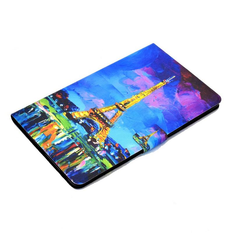 Flip Cover Samsung Galaxy Tab S8 / Tab S7 Eiffeltårnet