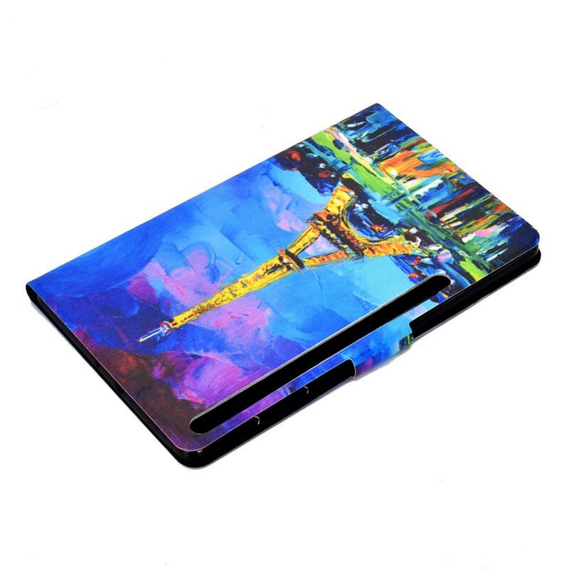 Flip Cover Samsung Galaxy Tab S8 / Tab S7 Eiffeltårnet